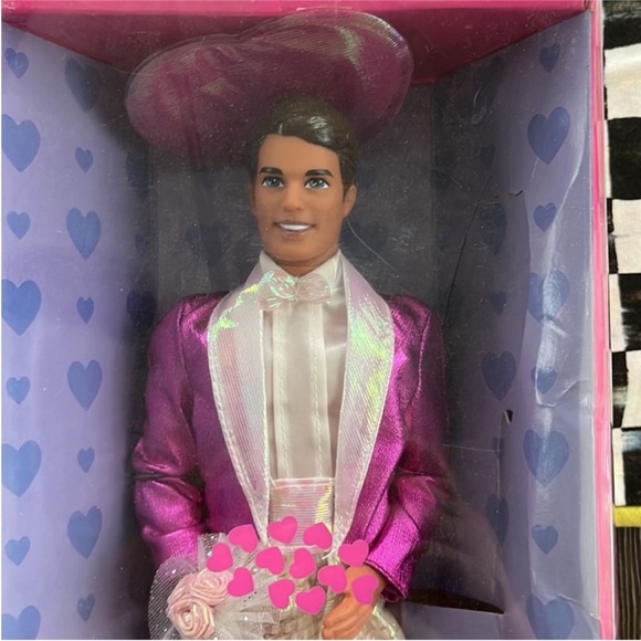 New in box 1992 Secret Hearts Barbie and Ken dolls - Picture 2 of 10